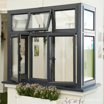 Aluminium double glazed windows doors australia standard AS2047 with subhead subsill toughened laminated glass